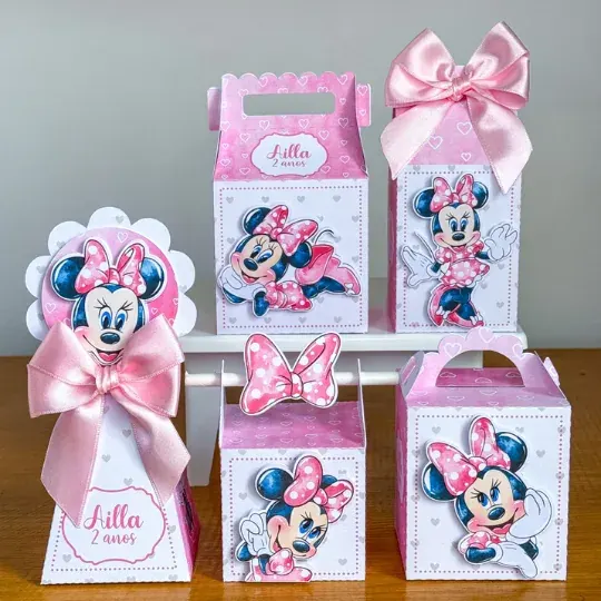 Kit de festa temático 3 montado com moldes impressos